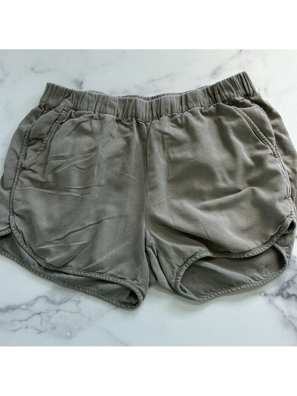 Madewell Women's Pull-On Shorts Light Olive Green Size XS - Picture 9 of 10